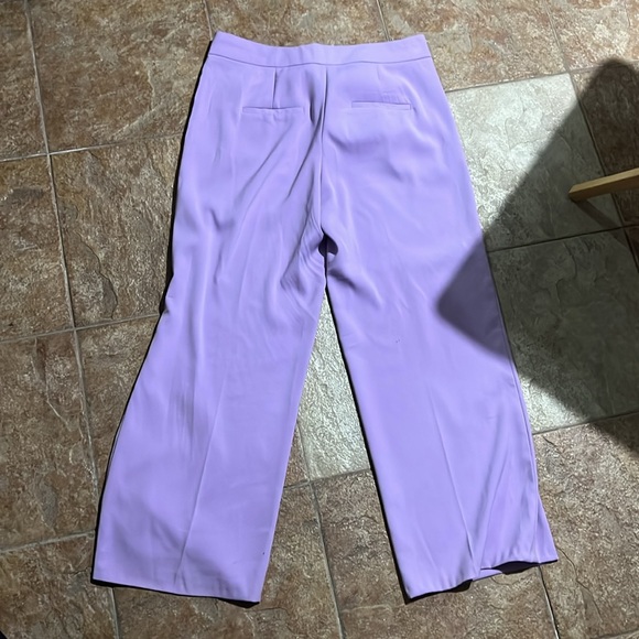 Lavender Wide Leg Trousers - Picture 5 of 6